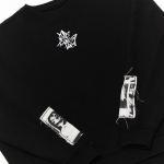 "GraffitiFace" Oversized Sweater (Zwart)